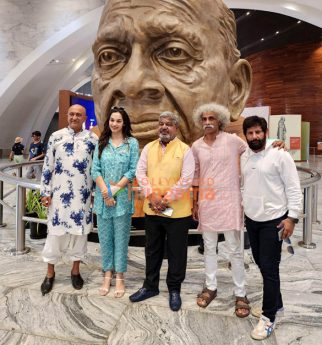 Photos: Cast of Razakar: The Silent Genocide of Hyderabad pay homage to Sardar Patel