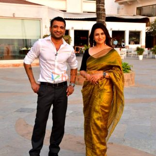 Photos: Divyanka Tripathi and Eijaz Khan snapped promoting their show Adrishyam: The Invisible Heroes