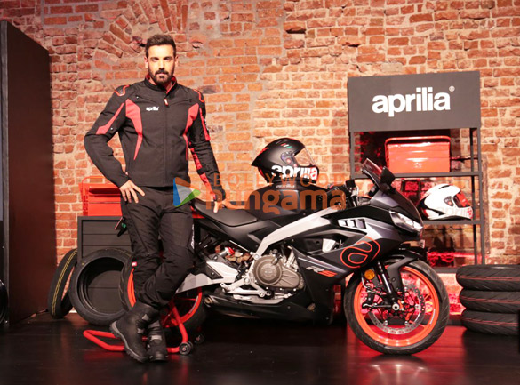 photos john abraham snapped at aprillia sports bike launch 4