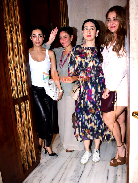 Photos: Kareena Kapoor Khan, Malaika Arora, Amrita Arora and Karisma Kapoor snapped at Manish Malhotra’s house