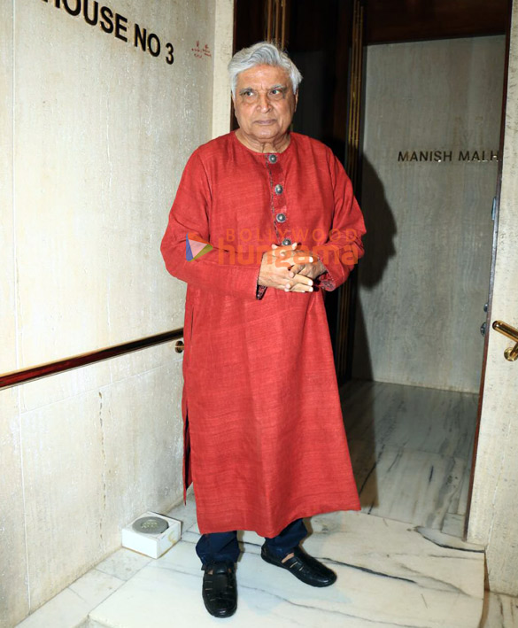 photos nushrratt bharuccha shabana azmi javed akhtar and others snapped at bun tikki wrap up bash at manish malhotras house in bandra 3