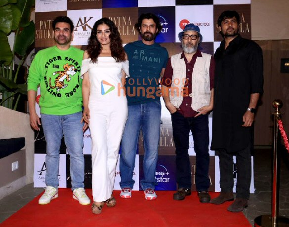 Photos: Raveena Tandon, Arbaaz Khan, Chandan Roy Sanyal, Raju Kher and others snapped at the success bash of Patna Shuklla