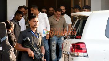 Photos: Salman Khan and Manushi Chhillar snapped at Kalina airport