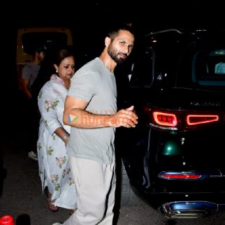 Photos: Shahid Kapoor and Ishaan Khatter snapped with their mom Neelima Azeem in Juhu