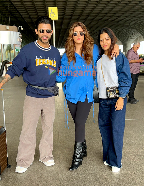 photos shruti haasan akshara haasan malavika mohanan and others snapped at the airport 3