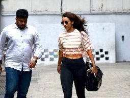 Photos: Triptii Dimri snapped outside the gym in Bandra