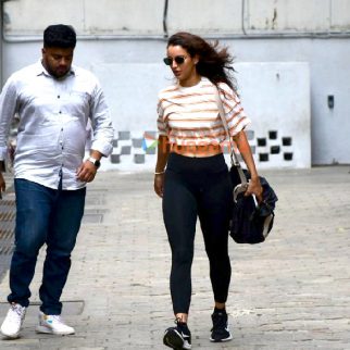 Photos: Triptii Dimri snapped outside the gym in Bandra