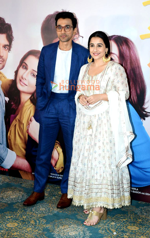 photos vidya balan and pratik gandhi snapped at taj lands end bandra promoting do aur do pyaar 1