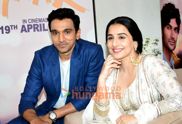 photos vidya balan and pratik gandhi snapped at taj lands end bandra promoting do aur do pyaar 6