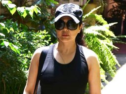 Preity Zinta gets clicked by paps post workout routine