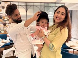 Rahul Vaidya shares special moments with daughter Navya and wife Disha Parmar as their little one turns seven months
