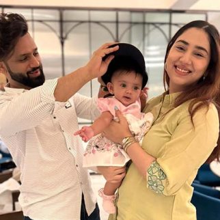 Rahul Vaidya shares special moments with daughter Navya and wife Disha Parmar as their little one turns seven months