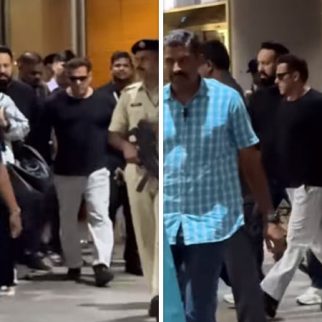 Salman Khan returns to Mumbai after Dubai event surrounded by heavy security personnel after firing incident, watch video