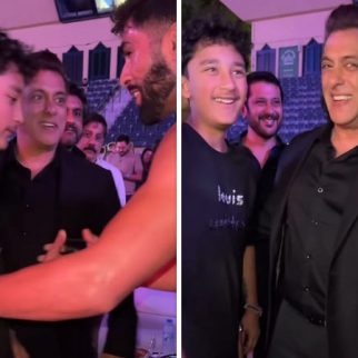 Salman Khan shares a laugh with Sanjay Dutt's son Shahraan at Karate Combat event in Dubai, watch
