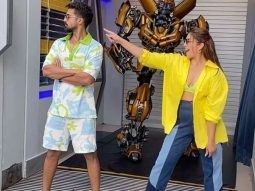 Huma Qureshi takes fans inside Saqib Saleem’s birthday celebration at Universal Studios in Singapore, watch 