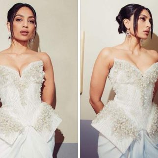Sobhita Dhulipala makes a statement in white strapless pearl top and dhoti pants at the premiere of Monkey Man in LA, see pics