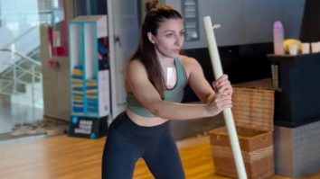 Soha Ali Khan kickstarts her day with some leg workout