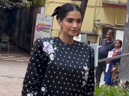 Sonam Kapoor sets fashion goals with her black polka dot outfit