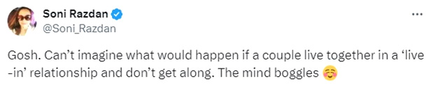 Soni Razdan takes a light-hearted jab at Mukesh Khanna's remark on live-in relationships as Zeenat Aman's advice sparks debate: “Can't imagine what would happen if…”