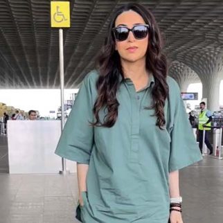 The Lolo effect! Karisma Kapoor strikes a pose for paps at the airport