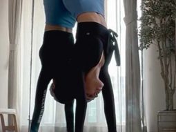 Wow! Alaya F beats her own flexibility with this yoga pose