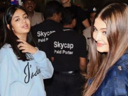 Aishwarya Rai gets clicked at the airport with Aaradhya Bachchan as they leave for Cannes