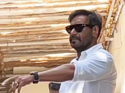 Ajay Devgn gets clicked in a simple white shirt as he steps out