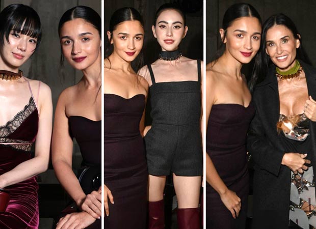 Alia Bhatt poses with South Korean actress Park Gyu Young, Thai star Davika Hoorne, Demi Moore at Gucci Cruise 2025 in London, see pics