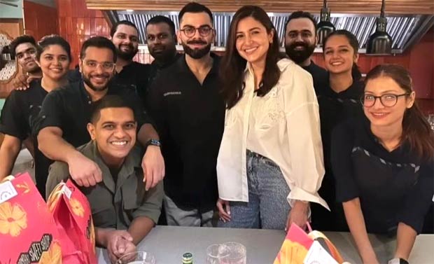 Anushka Sharma and Virat Kohli step up for dinner date ahead of T20 World Cup, catch up with Zaheer Khan and Sagarika Ghatge, see pics Anushka Sharma and Virat Kohli step up for dinner date ahead of T20 World Cup, catch up with Zaheer Khan and Sagarika Ghatge, see pics