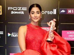 BH Style Icons 2024 Awards: Pooja Hegde poses with the coveted trophy