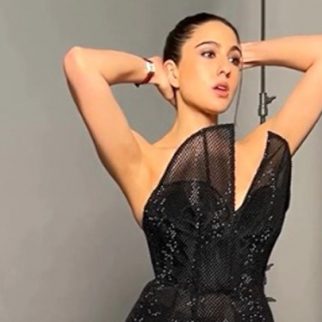 Black elevates her beauty to another level! Sara Ali Khan