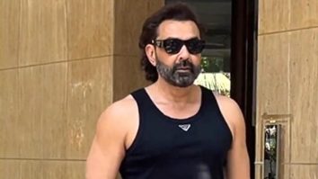 Bobby Deol poses for paps in his all black muscular look