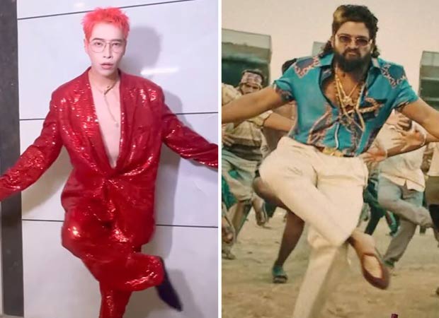 Bollywood Hungama Style Icon Awards 2024: South Korean Singer Aoora adds to Pushpa fever by recreating the dance step from Allu Arjun starrer 
