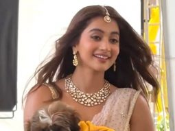 Brightening up the day with her smile, Pooja Hegde in a yellow lehenga