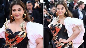 Cannes 2024: Aishwarya Rai Bachchan dazzles in Falguni Shane Peacock floor-sweeping black and white gown with gold detailing at Megalopolis world premiere