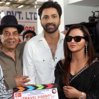 Dharmendra, Ranjeet & Johnny Lever grace the mahurat of Sonu Baggad's debut film