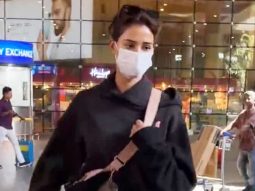 Disha Patani is all masked up in her comfy airport look