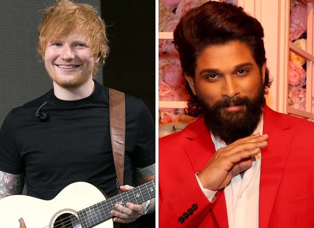 Ed Sheeran does Allu Arjun's Pushpa's iconic "Thaggedele" step, watch