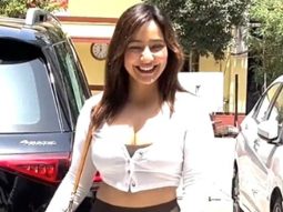 Fitness on priority! Neha Sharma poses for paps outside gym