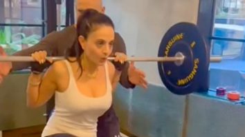 Get that workout going! Ameesha Patel hits the gym