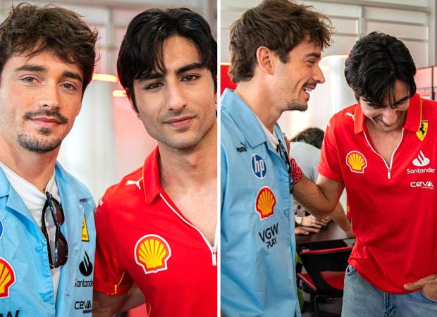 Ibrahim Ali Khan meets F1 star Charles Leclerc at Miami Grand Prix, photos go viral 