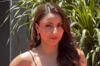 Soha Ali Khan strikes a confident pose for paps in her beautiful bodycon dress