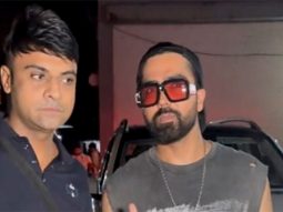 Harrdy Sandhu poses for a selfie with fans as he gets clicked at ‘Antisocial’
