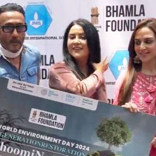 Jackie Shroff, Esha Deol & others get clicked for Bhoomi Namaskar event