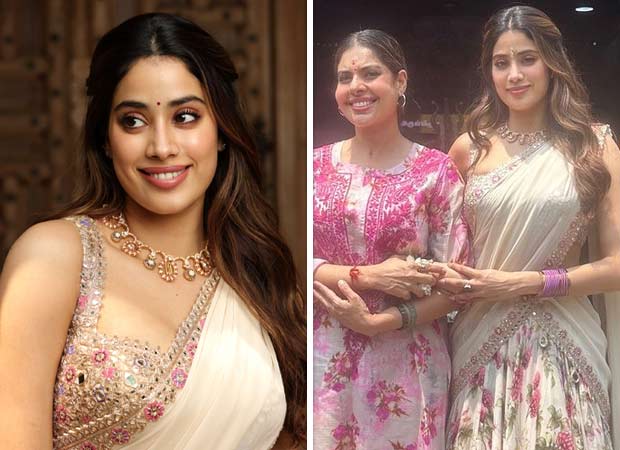 Janhvi Kapoor seeks blessings at Muppathanam temple in Arpita Mehta custom half-saree ahead of Mr & Mrs Mahi release “Mumma’s most favourite place to visit in Chennai”