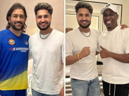 Jassie Gill meets Chennai Super Kings player MS Dhoni 3 days after his collaboration with DJ Bravo releases: “Approved by Thala”