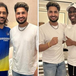 Jassie Gill meets Chennai Super Kings player MS Dhoni 3 days after his collaboration with DJ Bravo releases: “Approved by Thala”