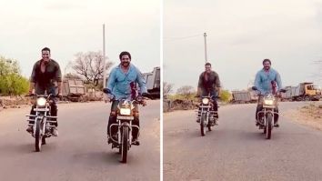Jolly LLB 3: Akshay Kumar and Arshad Warsi go on a bike ride covered in blood as schedule comes to a wrap in Rajasthan, watch