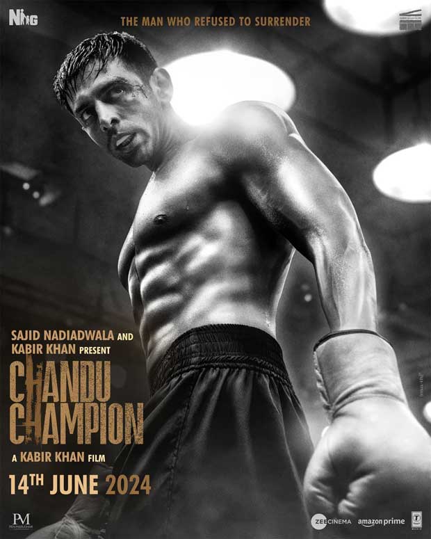 Kartik Aaryan flaunts his abs as he transforms into a boxer in the second poster of Chandu Champion You have to keep fighting