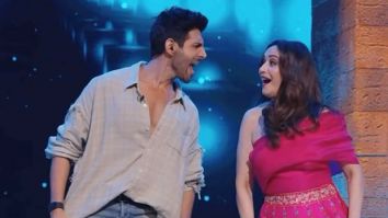 Kartik Aaryan pens heartfelt note after dancing with Madhuri Dixit; says, “Got my leading lady for the song ‘Satyanaas’”